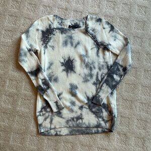 American Eagle Navy Tie Dye Sweater
